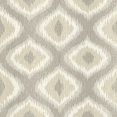 Brewster Wallcovering Abra Taupe Ogee Wallpaper Taupe