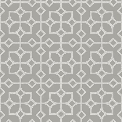 Brewster Wallcovering Maze Light Grey Tile Wallpaper Light Grey
