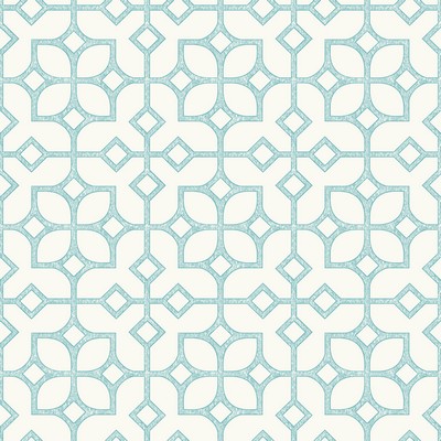 Brewster Wallcovering Maze Turquoise Tile Wallpaper Turquoise