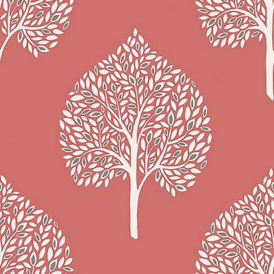 Brewster Wallcovering Grove Coral Tree Wallpaper Coral