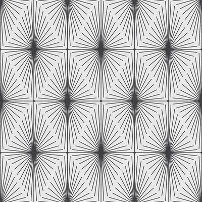 Brewster Wallcovering Starlight Black Diamond Wallpaper Black