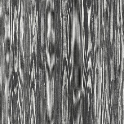 Brewster Wallcovering Illusion Black Wood Wallpaper Black