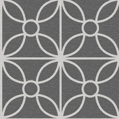 Brewster Wallcovering Savvy Black Geometric Wallpaper Black