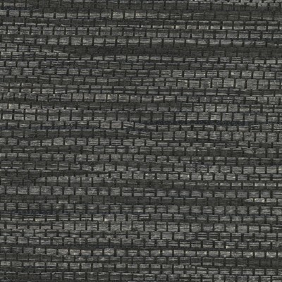 Brewster Wallcovering Cotabato Charcoal Grasscloth Wallpaper Charcoal