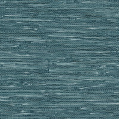 Brewster Wallcovering Maytal Blue Faux Grasscloth Wallpaper Blue