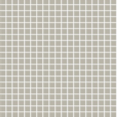 Brewster Wallcovering Tessellate Grey Glass Tile Wallpaper Grey