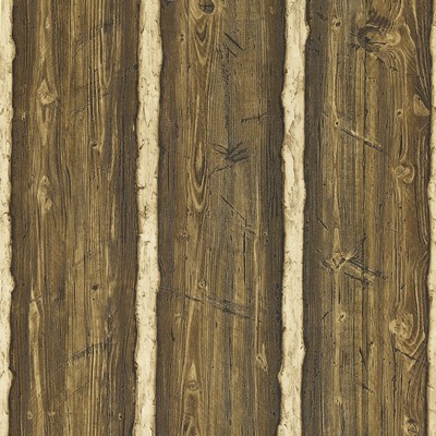 Brewster Wallcovering Hodgenville Brown Pine Wood Wallpaper Brown