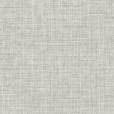 Brewster Wallcovering Poise Grey Linen Wallpaper Grey