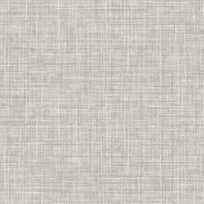Brewster Wallcovering Poise Grey Linen Wallpaper Grey