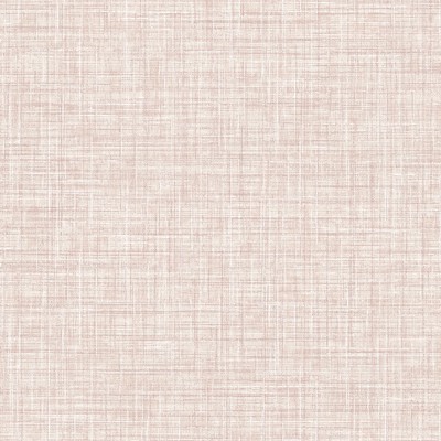Brewster Wallcovering Poise Pink Linen Wallpaper Pink