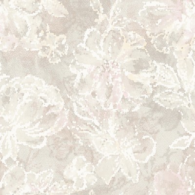 Brewster Wallcovering Allure Blush Floral Wallpaper Blush