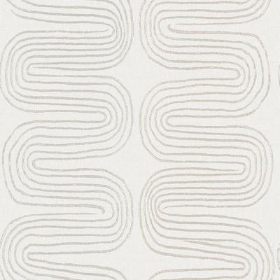 Brewster Wallcovering Zephyr Grey Abstract Stripe Wallpaper Grey