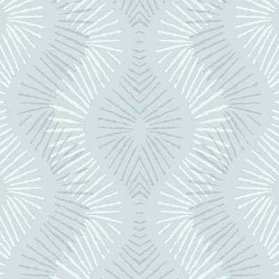 Brewster Wallcovering Feliz Seafoam Beaded Ogee Wallpaper Seafoam