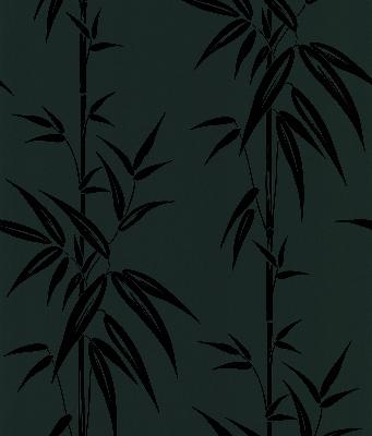 Brewster Wallcovering Saharan Black Bamboo Stalk Black