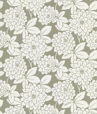 Brewster Wallcovering Souci Taupe Fun Floral Taupe