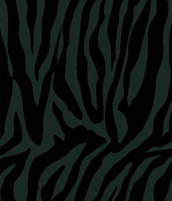 Brewster Wallcovering Zebra Chic Black Zebra Stripe Black