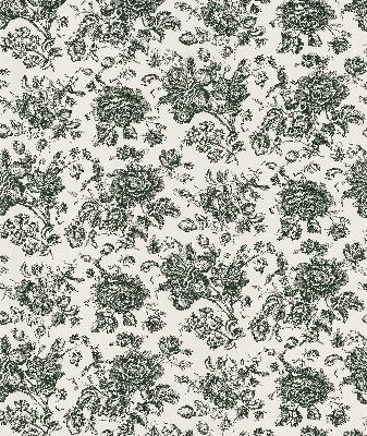 Brewster Wallcovering Pavot Cream Floral Toile Cream