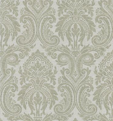 Brewster Wallcovering Apollo Taupe Modern Damask Taupe