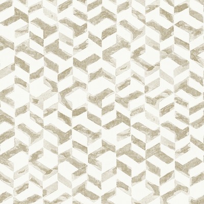 Brewster Wallcovering Instep Champagne Abstract Geometric Wallpaper Champagne