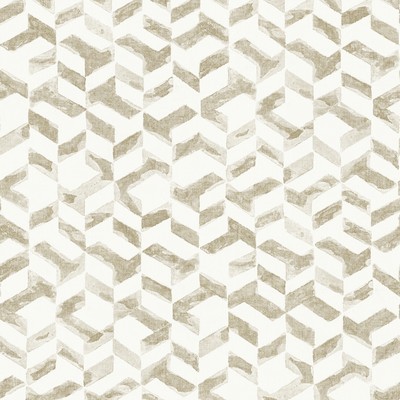 Brewster Wallcovering Instep Champagne Abstract Geometric Wallpaper Champagne