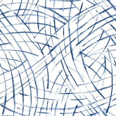 Brewster Wallcovering Willy Nilly Blue Brushstrokes Wallpaper Blue