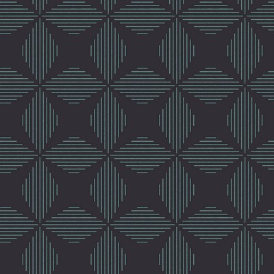 Brewster Wallcovering Telestar Navy Geometric Wallpaper Navy