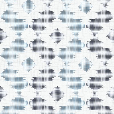 Brewster Wallcovering Babylon Blue Abstract Floral Wallpaper Blue
