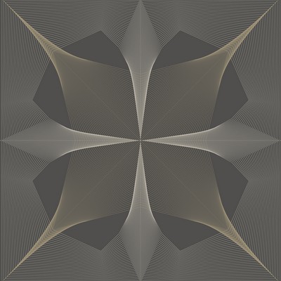 Brewster Wallcovering Radius Dark Brown Geometric Wallpaper Dark Brown