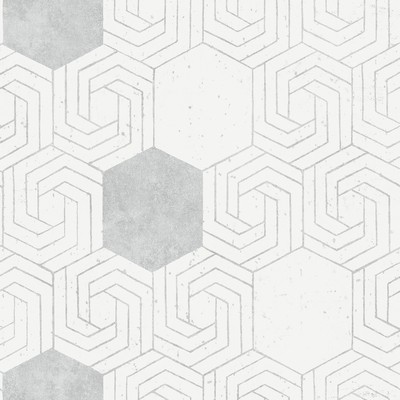 Brewster Wallcovering Momentum Off-White Geometric Wallpaper Off-White