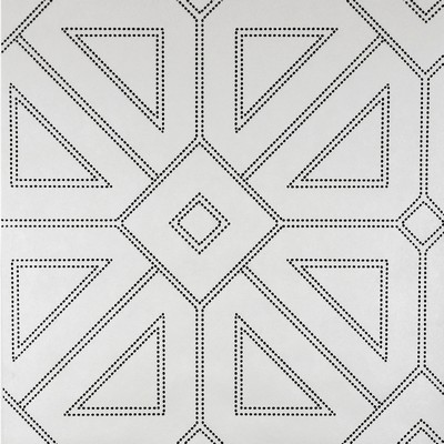 Brewster Wallcovering Voltaire Off-White Geometric Wallpaper Off-White