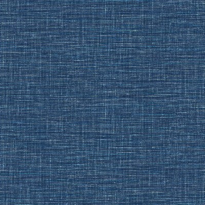 Brewster Wallcovering Exhale Dark Blue Faux Grasscloth Wallpaper Dark Blue