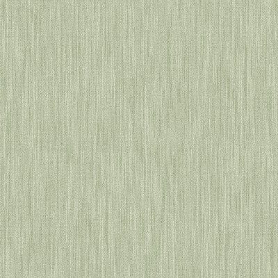 Brewster Wallcovering Chenille Sage Faux Linen Wallpaper Sage