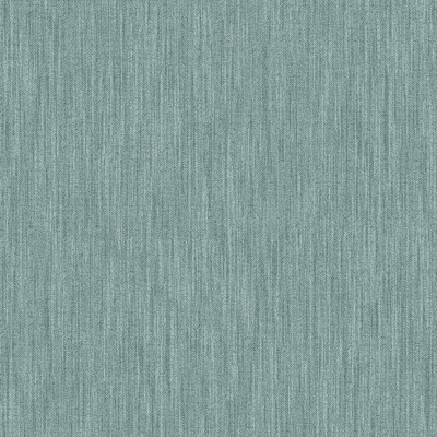 Brewster Wallcovering Chenille Teal Faux Linen Wallpaper Teal