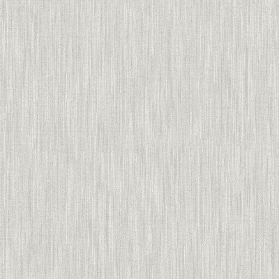 Brewster Wallcovering Chenille Light Grey Faux Linen Wallpaper Light Grey
