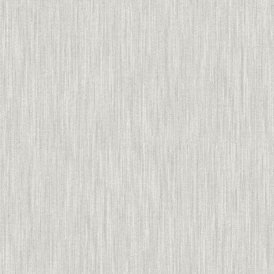 Brewster Wallcovering Chenille Light Grey Faux Linen Wallpaper Light Grey