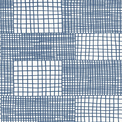 Brewster Wallcovering Maxwell Blue Geometric Wallpaper Blue
