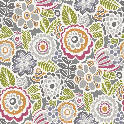 Brewster Wallcovering Lucy Multicolor Floral Wallpaper Multicolor