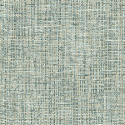Brewster Wallcovering Rattan Teal Woven Wallpaper Teal