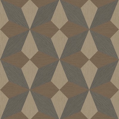 Brewster Wallcovering Valiant Multicolor Faux Grasscloth Geometric Wallpaper Multicolor