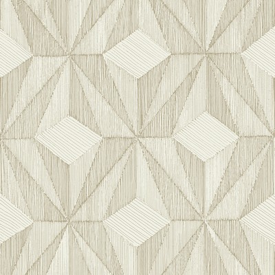 Brewster Wallcovering Paragon Gold Geometric Wallpaper Gold