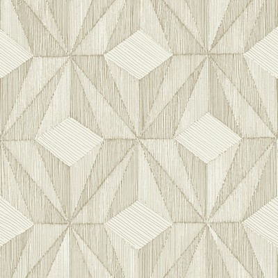 Brewster Wallcovering Paragon Gold Geometric Wallpaper Gold