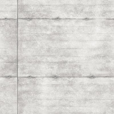 Brewster Wallcovering Reuther Grey Smooth Concrete Wallpaper Grey