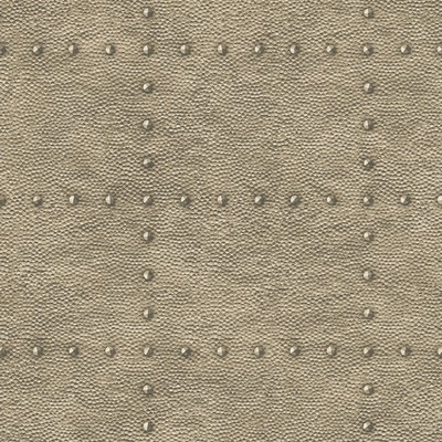 Brewster Wallcovering Goldberg Brown Hammered Metal Wallpaper Brown
