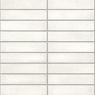 Midcentury White Modern Bricks Wallpaper White Brewster Wallcovering Midcentury White Modern Bricks Wallpaper White