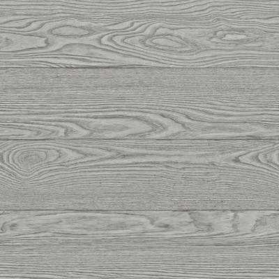 Brewster Wallcovering Ravyn Grey Salvaged Wood Plank Wallpaper Grey