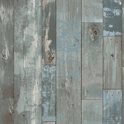 Brewster Wallcovering Deena Grey Weathered Wood Wallpaper Grey