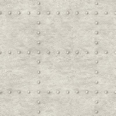 Brewster Wallcovering Goldberg Ivory Hammered Metal Wallpaper Ivory