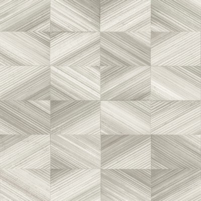 Brewster Wallcovering Stratum Taupe Geometric Wood Wallpaper Taupe