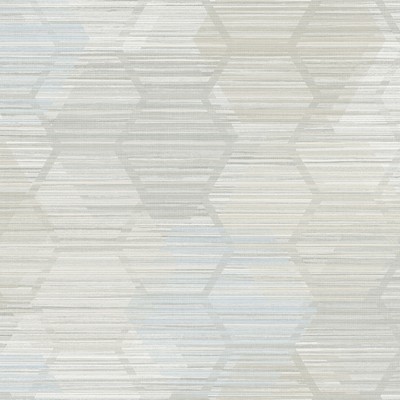 Brewster Wallcovering Jabari Grey Geometric Faux Grasscloth Wallpaper Grey