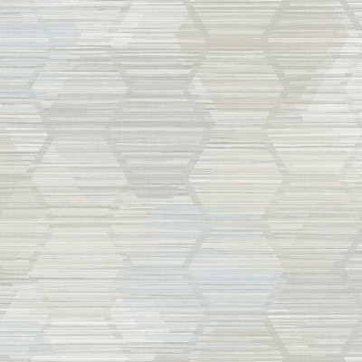 Brewster Wallcovering Jabari Grey Geometric Faux Grasscloth Wallpaper Grey